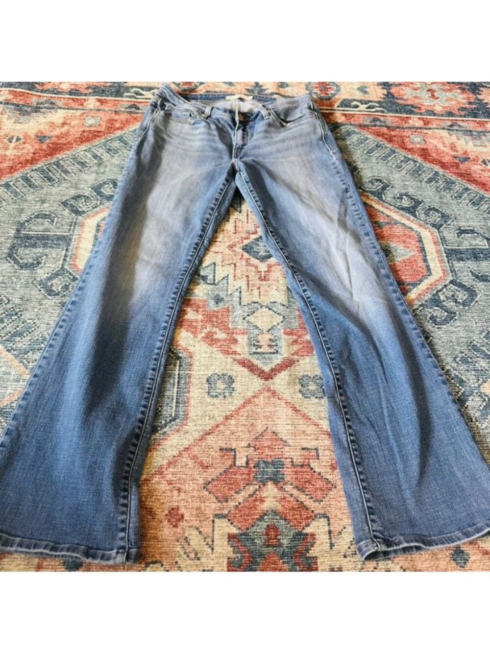 Levis 529 Curvy Bootcut Womens Jeans Size 10 Medium Wash Denim
